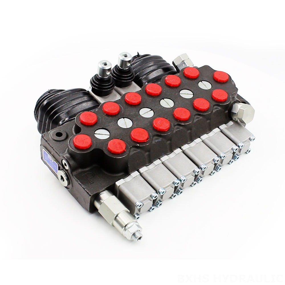 TR55 Manual and Joystick 6 Spool Monoblock Directional Valve image